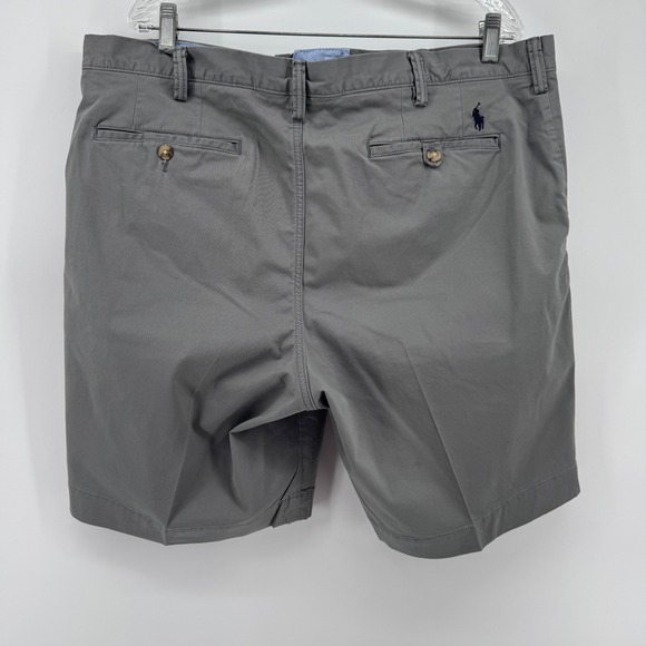 Polo Ralph Lauren Mens 40 Gray Stretch Classic Fit Chino Shorts - Picture 3 of 8